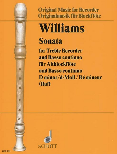 Sonata D Minor (WILLIAMS WILLIAM)