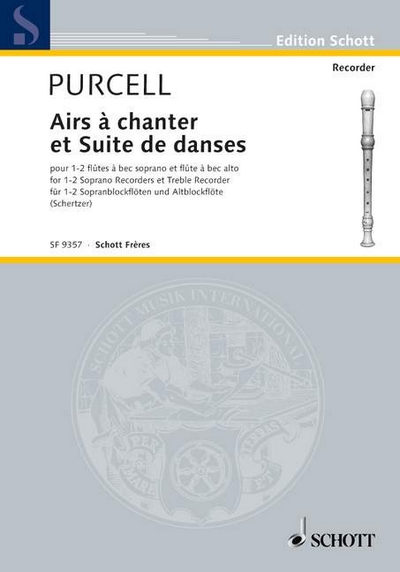 Airs A Chanter Et Suites De Danses (PURCELL HENRY)