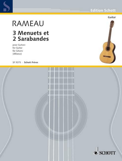 3 Menuets And 2 Sarabandes (RAMEAU JEAN-PHILIPPE)