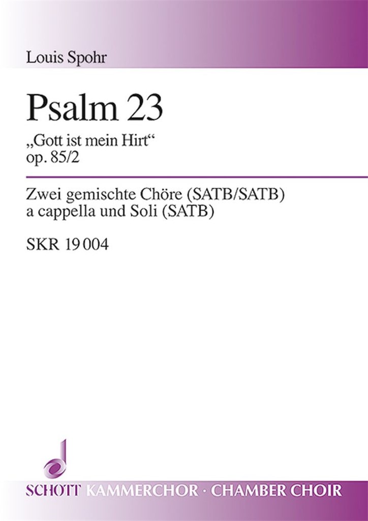 3 Psalmen Op. 85