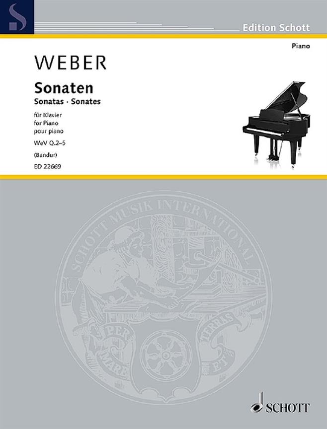 Sonaten Wev Q.2-5 (WEBER CARL MARIA VON)