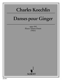 Dances for Ginger op. 163 (KOECHLIN CHARLES)