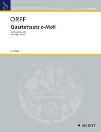 Quartettsatz in C minor (ORFF CARL)