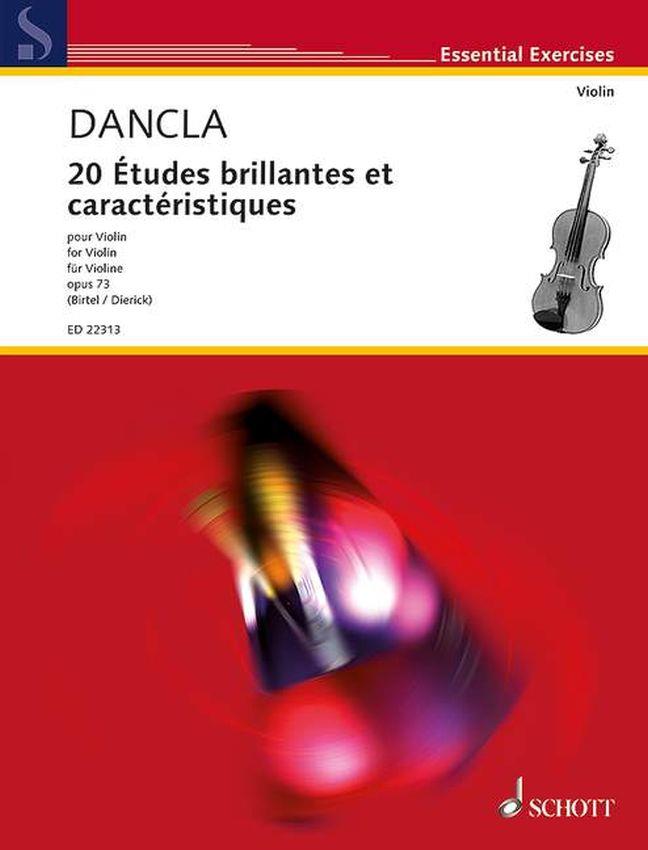 20 Études brillantes et caractéristiques op. 73 (DANCLA CHARLES)