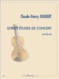 12 Etudes De Concert (JOUBERT CLAUDE-HENRY)