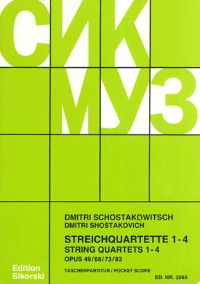 Quatuor A Cordes N01-4 (CHOSTAKOVITCH DIMITRI)