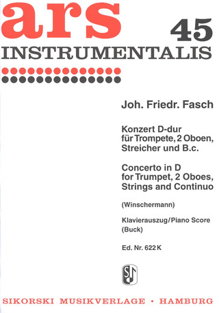 Concerto En Re Majeur (D-Dur) (FASCH)