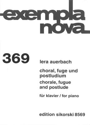 Chorale Fugue And Postlude (AUERBACH L)