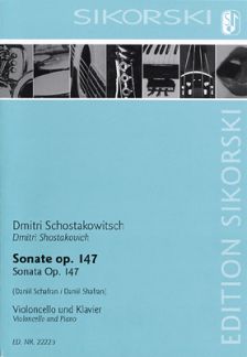 Sonate Op. 147 (CHOSTAKOVITCH DIMITRI)
