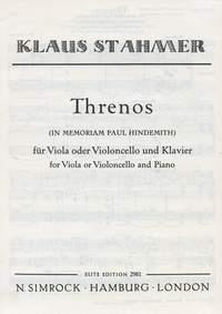 Threnos (STAHMER KLAUS HINRICH)
