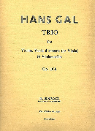String Trio In A Op. 104