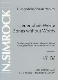 Songs Without Words Op. 85/102 Band 4