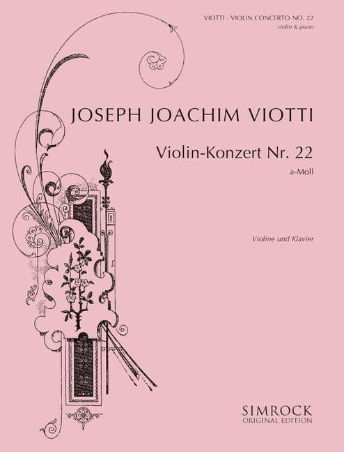 Violin Concerto #22 In A Minor (VIOTTI GIOVANNI BATTISTA)