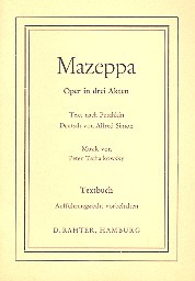Mazeppa (TCHAIKOVSKI PIOTR ILITCH)