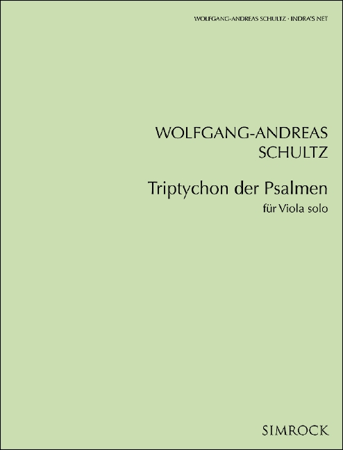 Triptychon Der Psalmen (SCHULTZ WOLFGANG-ANDREAS)