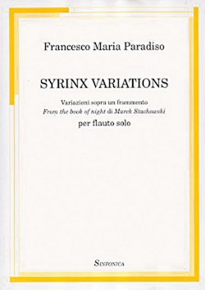 Syrinx Variations (PARADISO FRANCESCO M)