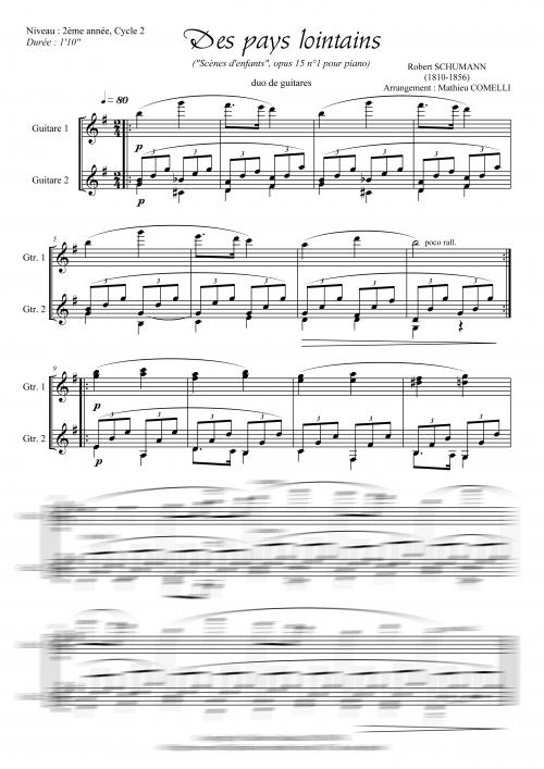 Scènes D'Enfants (#1, 3 Et 4 De L'Op.15 Pour Piano)