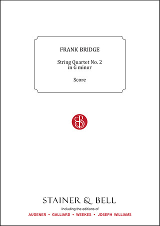 String Quartet #2 In G Minor (BRIDGE FRANK)