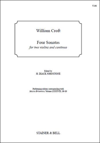 4 Sonatas For Two Violins And Continuo (CROFT WILLIAM)