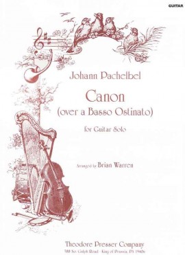 Canon (Over A Basso Ostinato) For Guitar Solo (PACHELBEL JOHANN / ARR)
