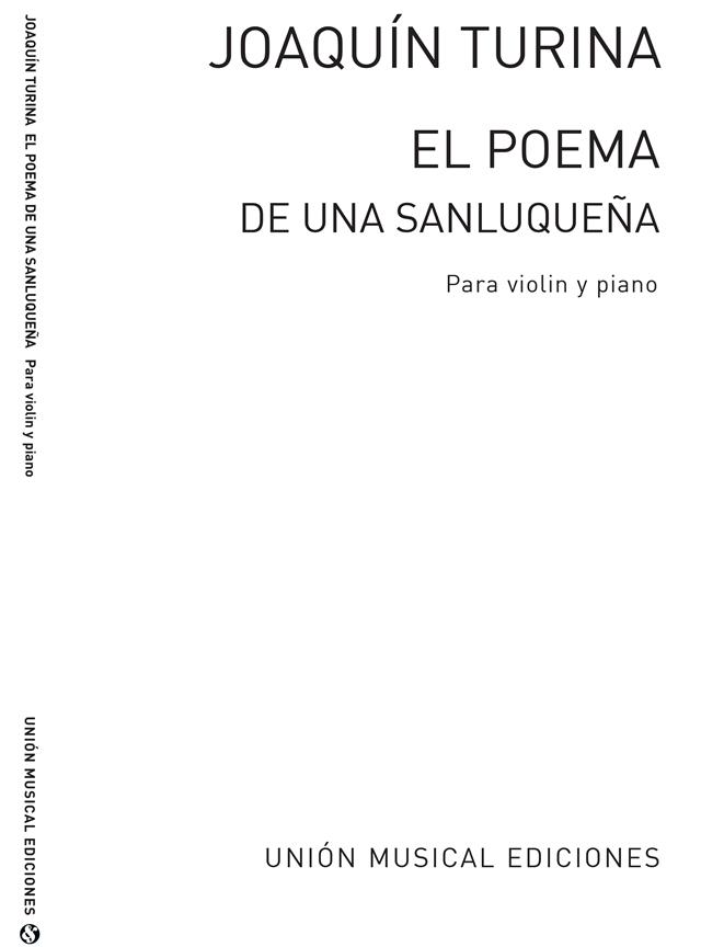 Turina El Poema De Una Sanluquena Para Violin Y Piano (TURINA JOAQUIN)