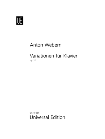 Variations Op. 27 (WEBERN ANTON)
