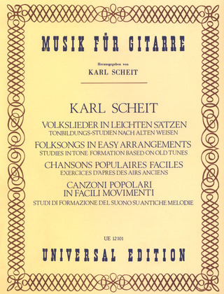Folksongs In Easy Arrangements (SCHEIT KARL)