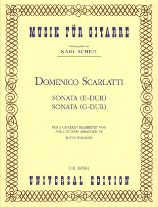 Sonaten Emaj And Gmaj 2Gtr (SCARLATTI DOMENICO)