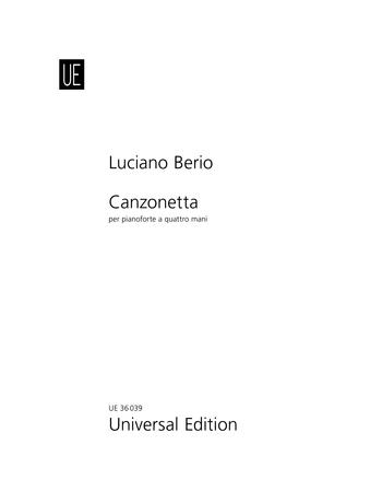 Canzonetta (BERIO LUCIANO)