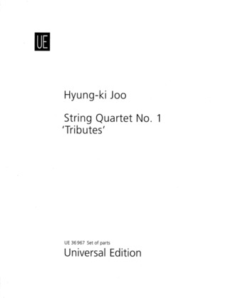 String Quartet No. 1 Tributes (HYUNG-KI JOO RICHARD)