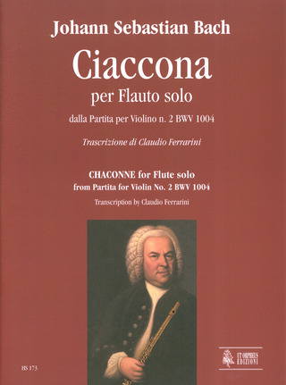 Chaconne For Flûte Solo From Partita For Violin #2 Bwv 1004