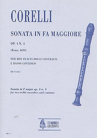 Sonata In F Maj Op. 4 #4