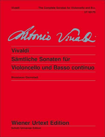 Sonatas For Cello And Basso Continuo (VIVALDI ANTONIO)